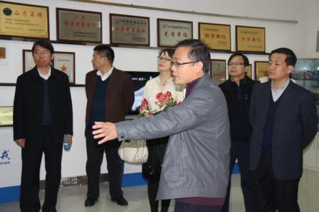 省政協(xié)常委、省科技廳副廳長徐茂波及省政協(xié)科技界委員蒞臨神戎參觀指導(dǎo)工作